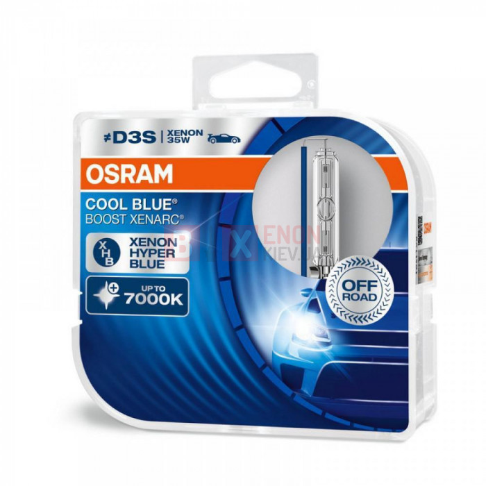 Ксеноновая лампа OSRAM 66340CBB-HCB-DUO Cool Blue Boost D3S 85V 35W PK32d-5 XENARC HardDuopet