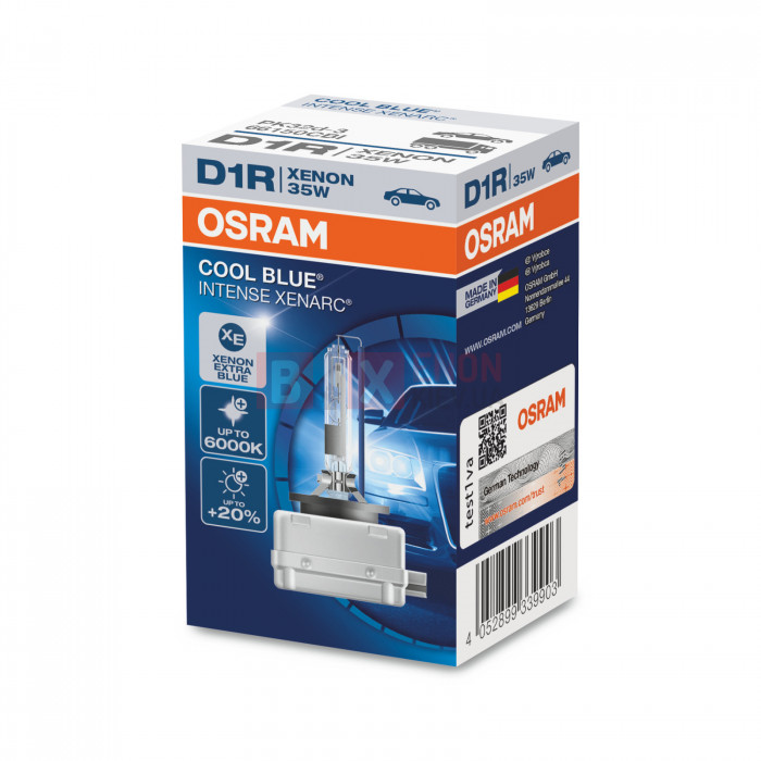 Ксеноновая лампа OSRAM 66150CBI Cool Blue Intense D1R 85V 35W P32d-2 XENARC