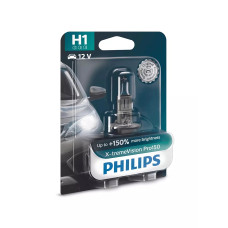 Галогенна лампа Philips 12258XVPB1 H1 55W 12V P14,5s X-treme Vision Pro +150% B1