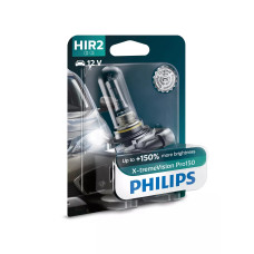 Галогеновая лампа PHILIPS 9012XVPB1 HIR2 55W 12V X-tremeVision Pro150 +150%