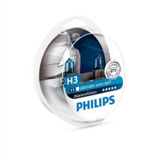 Комплект галогенових ламп Philips 12336DVS2 H3 55W 12V PK22s DiamondVision комплект 2шт