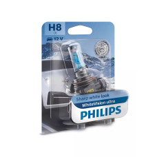 Галогенна лампа Philips 12360WVUB1 H8 WhiteVision ultra +60% (3800K) B1