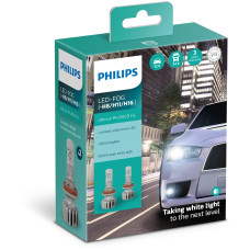 Комплект светодиодных ламп PHILIPS H8/H11/H16 11366U50CWX2 LED Fog Ultinon Pro5000 +160% 12/24V