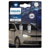 Комплект світлодіодних ламп PHILIPS 11961СU31B2 W5W (T10) LED white Ultinon