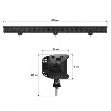 Світлодіодна фара-люстра StarLight 210watt 10-30V IP68 (lsb-lens-210)