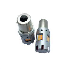 Світодіодна LED лампа Stellar LED P21W BAU15S 1156 Can-Bus Yellow 180*