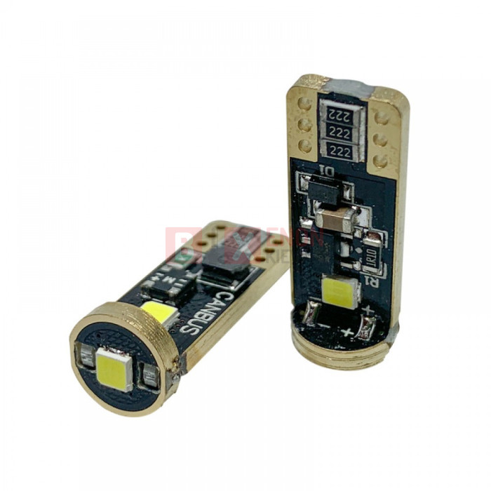 Светодиодная LED лампа Torssen T10 3SMD w5w Can Bus 2.5W (Комплект 2шт)