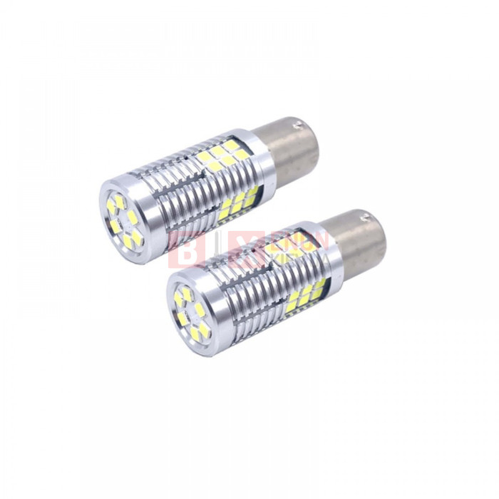 Світодіодна LED лампа Torssen Pro P21W(1156) Yellow CAN BUS 12W (Комплект 2шт)