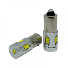 Світодіодна LED лампа Torssen Pro BA9S (T4W) Can Bus 30mm white (Комплект 2шт)