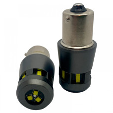 Светодиодная LED лампа поворота Torssen P21W(1156) Yellow 8W (Комплект 2шт)