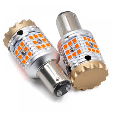 Светодиодная LED лампа Torssen Pro P21W/5W (1157) white/amber Can Bus 28W/28W (Комплект 2шт)