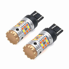 Светодиодная LED лампа Torssen Pro WY21W (7440) Yellow Can Bus 28W (Комплект 2шт)