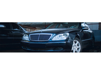 MERCEDES-BENZ W220 замена биксеноновых линз 