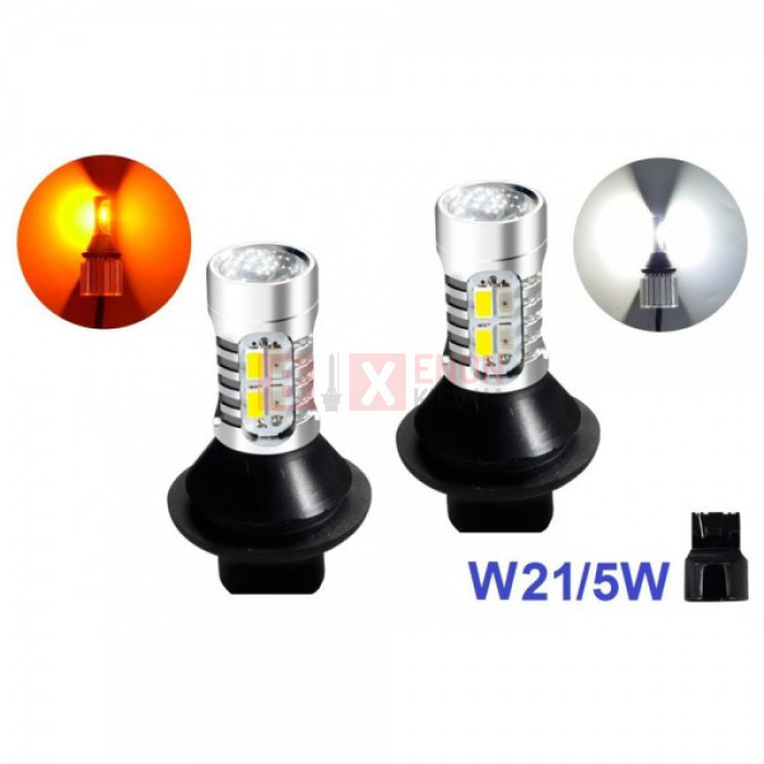 Дневные ходовые огни BAXSTER DRL+Поворот SMD Light 5730 P21W