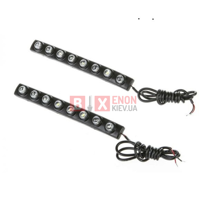 Дневные ходовые огни DRL-DIY-2-12 24V 12 диодов, гибкий корпус