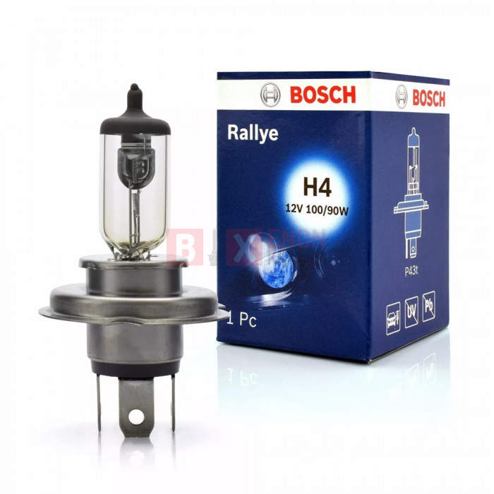 Галогенная лампа BOSCH H4 Rallye 100/80W 12V 1987302046