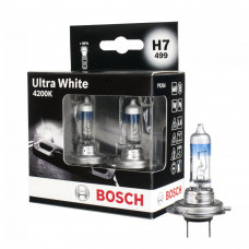 Галогенна лампа BOSCH H7 Ultra White 4200K 55W 12V 1987301182 Комплект