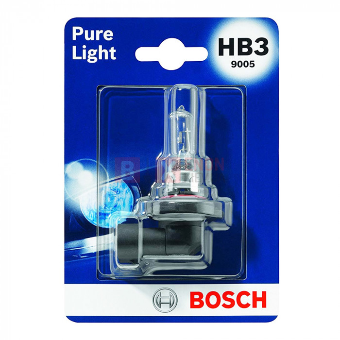 Галогенная лампа BOSCH HB3 Pure Ligh 60W 12V 1987301062 Blister