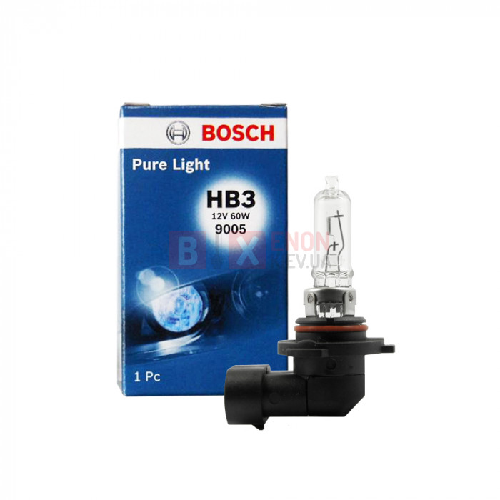 Галогенна лампа BOSCH HB3 Pure Ligh 60W 12V 1987302152