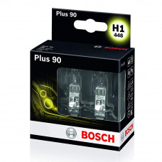 Галогенна лампа BOSCH H1 Plus 90% 55W 12V 1987301073 Комплект