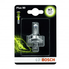 Галогенна лампа BOSCH H7 Plus 90% 55W 12V 1987301078 Blister