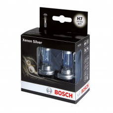 Галогенна лампа BOSCH H7 Xenon Silver 55W 12V 1987301087 Комплект