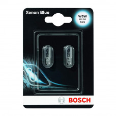 Галогенова лампа BOSCH W5W Xenon Blue 5W 12V W2.1X9.5d 1987301033 Blister