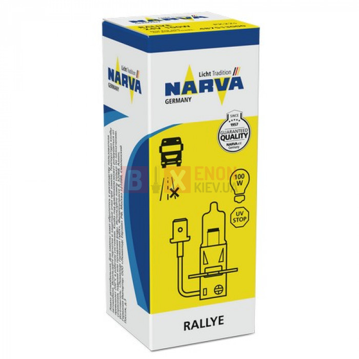 Галогенна лампа Narva H3 24V 100W Rallye 48751