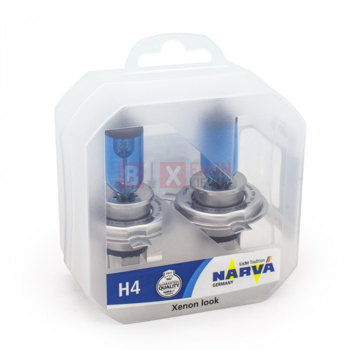 Галогенная лампа NARVA H4 RANGE POWER WHITE 48680 Комплект