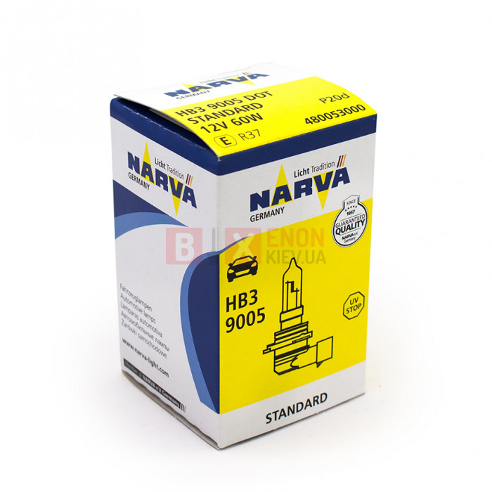 Галогенна лампа NARVA HB3 Standard 48005