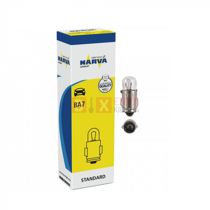 Галогенова лампа NARVA T2W 12V 2W BA7s 17051