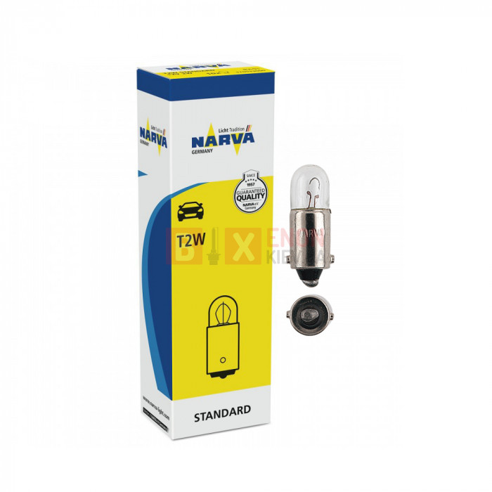 Галогенная лампа NARVA T2W 12V 2W BA9s 17053