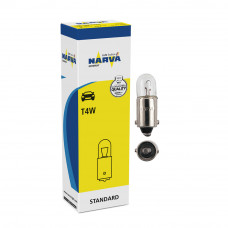 Галогенная лампа NARVA T4W 12V 4W BA9s 17131