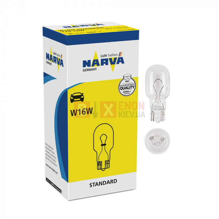 Галогенова лампа NARVA W16W 12V 17631