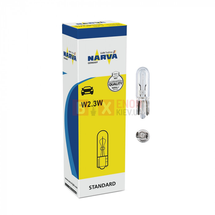 Галогенова лампа NARVA W2.3W 12V 17073