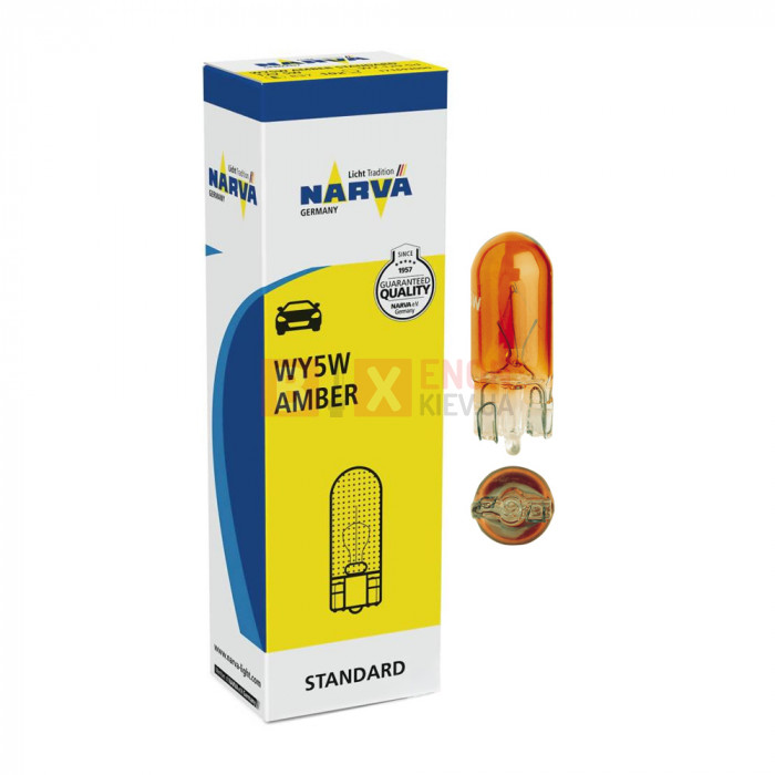 Галогенная лампа NARVA WY5W 12V AMBER 17169