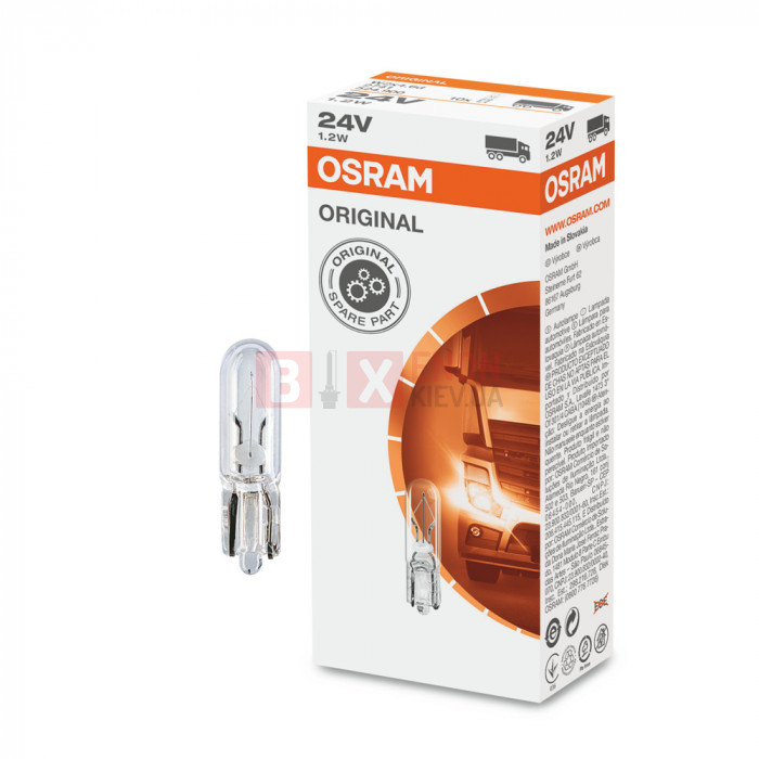 Галогенная лампа Osram W1.2W 24V 1.2W 2741