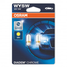 Галогенова лампа Osram WY5W 12V 5W Diadem Chrome Blister 2827DC-02B
