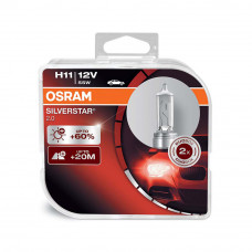Галогенна лампа Osram H11 Silver Star 2.0 55W 12V 64211SV2 64211SV2HCB Комплект