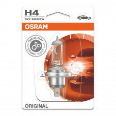 Галогенна лампа Osram H4 Original 60/55W 12V 64193 Blister