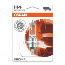 Галогенна лампа Osram H4 Original 75/70W 24V 64196-BLI Blister