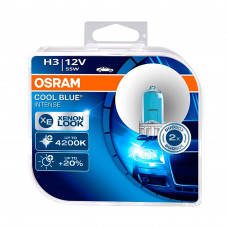 Галогенная лампа Osram H3 Cool Blue Intense 55W 12V 64151CBIHCB Комплект