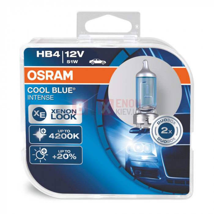 Галогенная лампа OSRAM HB4 Cool Blue Intense 9006CBI