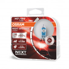 Галогенна лампа Osram H7 Night Breaker LASER NG +150% 55W 12V 64210NLHCB Комплект