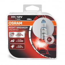 Галогенная лампа OSRAM H1 Night Breaker Unlimited +110% 64150NBU