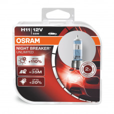 Галогенна лампа OSRAM H11 Night Breaker Unlimited +110% 64211NBU