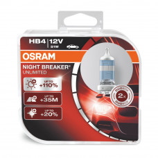 Галогенная лампа OSRAM HB4 Night Breaker Unlimited +110% 9006NBU