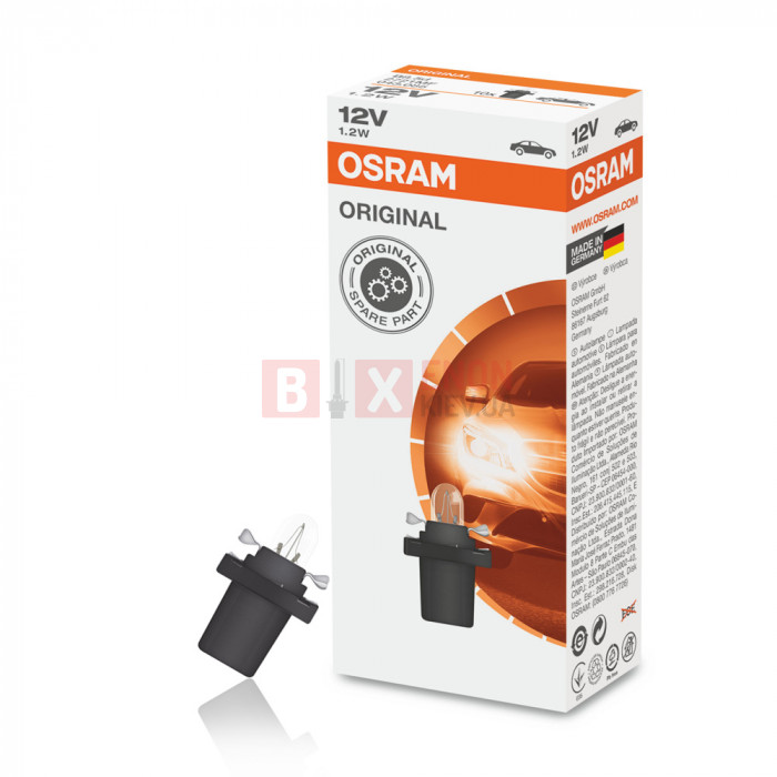 Галогенова лампа OSRAM Bax 1.2W 12V B8.5d 2721MF