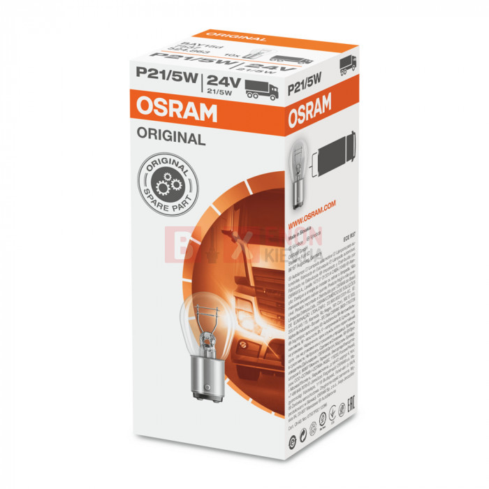 Галогенова лампа OSRAM P21/5W 24V 7537