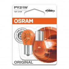 Галогенова лампа Osram PY21W 12V Amber Blister 7507-02B